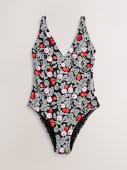 Cath Kidston Black Cherry Garden Swimsuit - Image 5 of 7