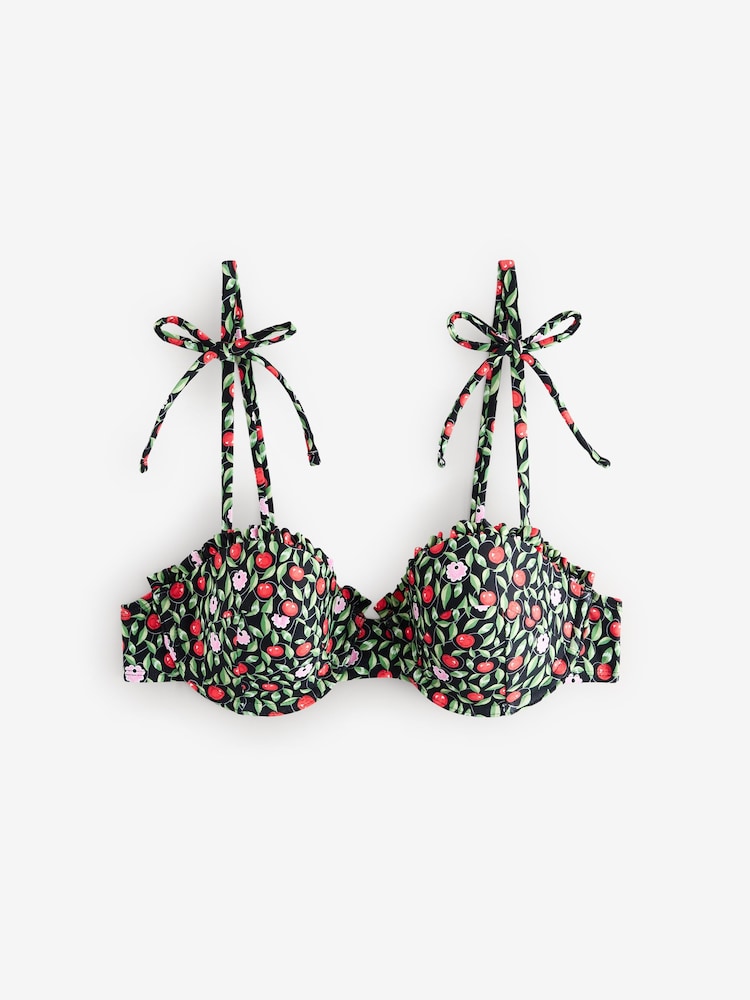 Negro con cereza - Cath Kidston Bikini Top - Imagen 1 de 5 Negro con cereza - Cath Kidston Bikini Top - Imagen 1 de 5