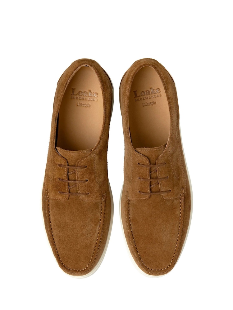 Loake Sardinia Suede Moccasin Shoes - Image 3 of 4