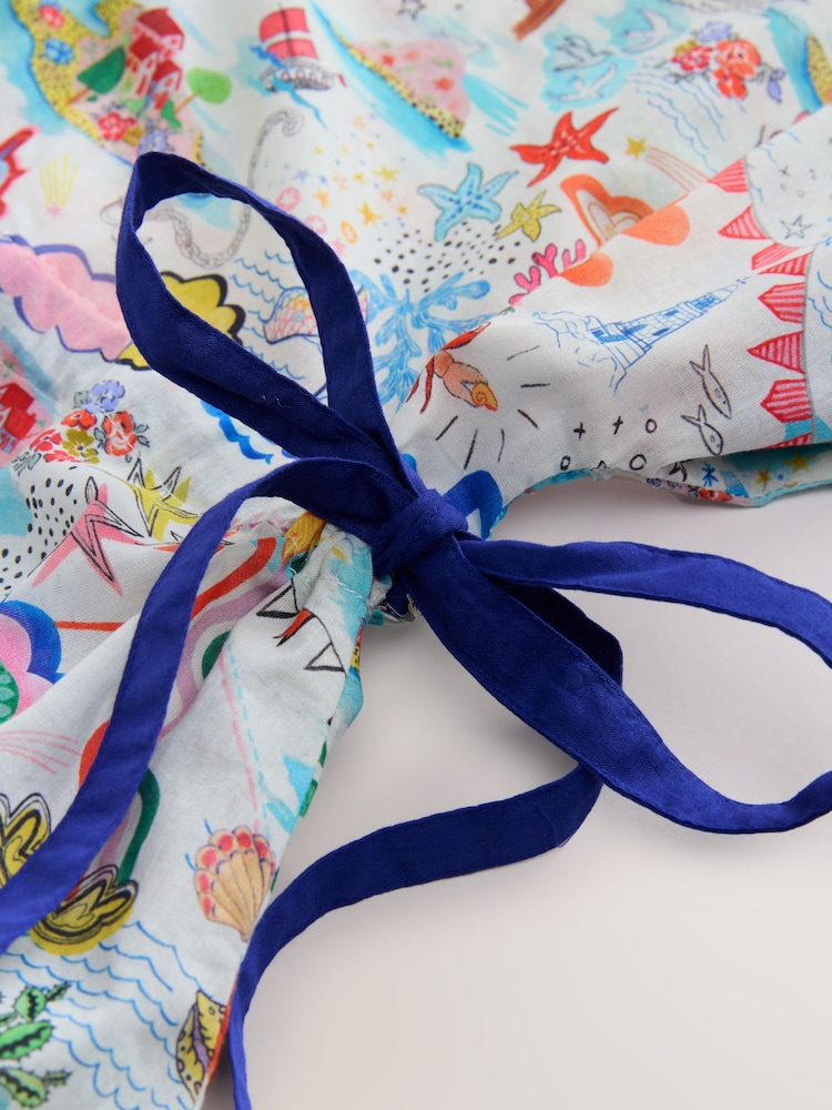 Cath Kidston Sketchbook 100% Cotton Kaftan - Image 5 of 5