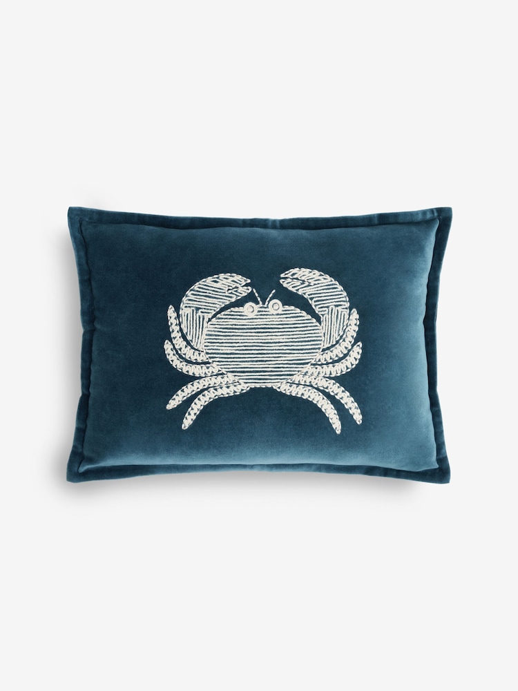 Embroidered Island Crab Cushion - Imagem 2 de 4