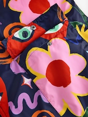 Eleanor Bowmer Multi Bright Dreamer Print Changing Robe with Borg Lining - Image 12 of 12