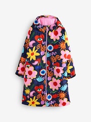 Eleanor Bowmer Multi Bright Dreamer Print Changing Robe with Borg Lining - Image 9 of 12