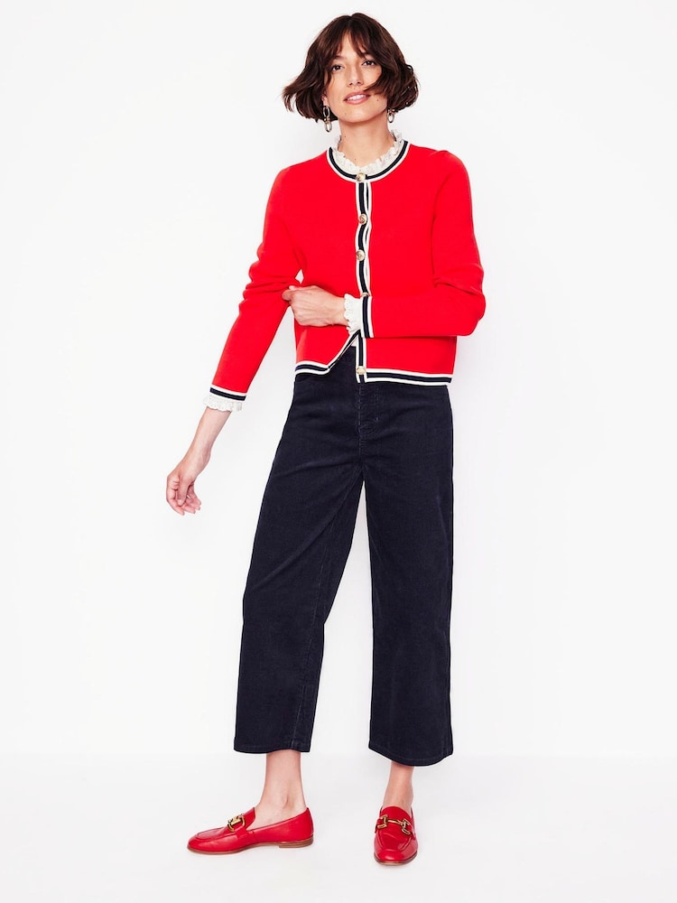Boden Blue 5 Pocket Corduroy Crop Jeans - Image 1 of 6