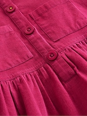 Boden Pink 100% Cotton Aubrey Puff Sleeve Shirt Dress - Image 4 of 4
