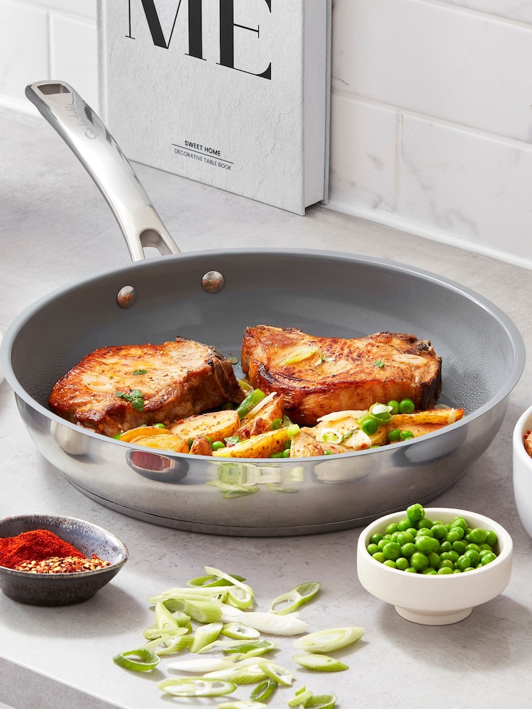 Sur La Table Stainless Steel Core 28cm Non-Stick Frying Pan - Image 1 of 9 Sur La Table Stainless Steel Core 28cm Non-Stick Frying Pan - Image 1 of 9
