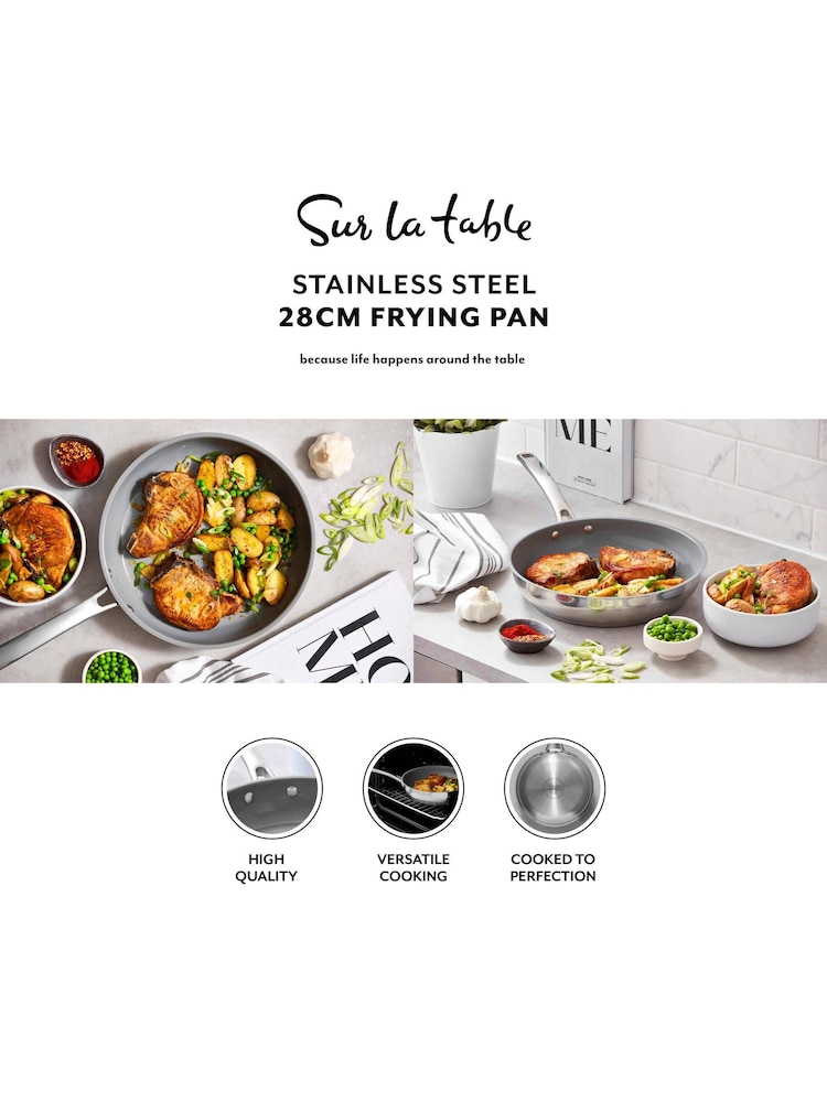 Sur La Table Stainless Steel Core 28cm Non-Stick Frying Pan - Image 2 of 9 Sur La Table Stainless Steel Core 28cm Non-Stick Frying Pan - Image 2 of 9