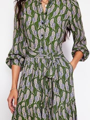 Boden Green Alba Viscose Maxi Dress - Image 3 of 4