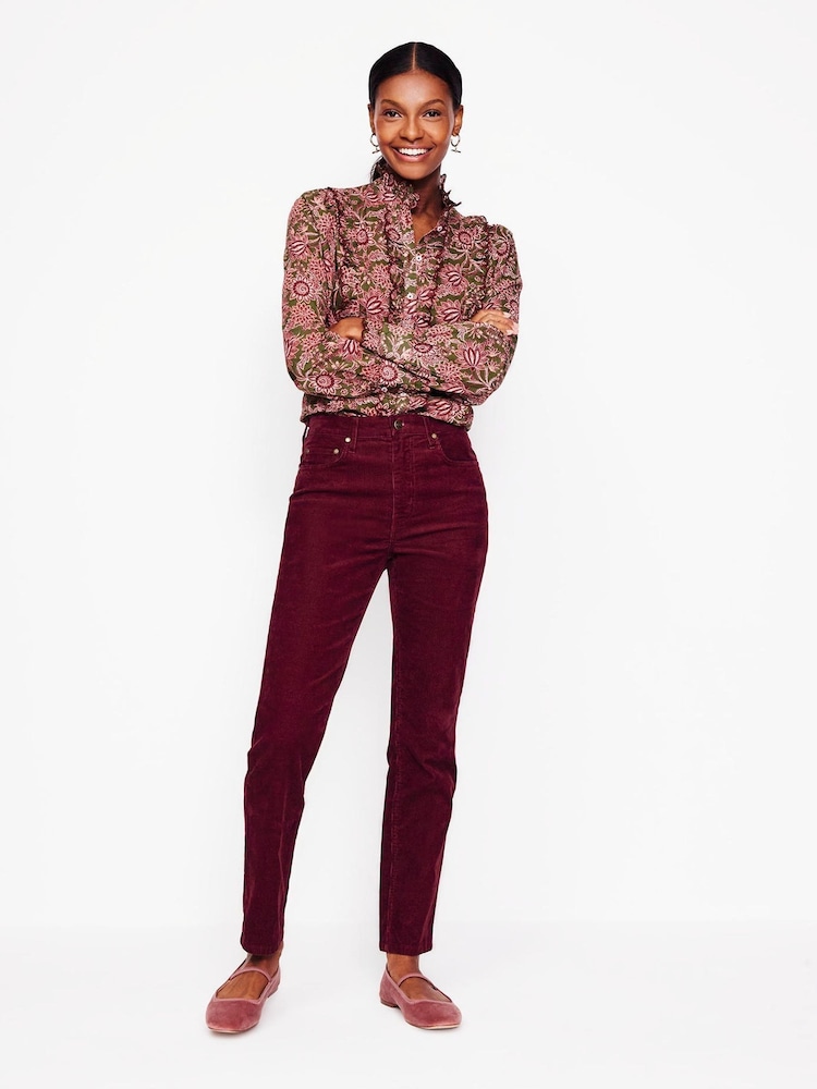 Boden Brown 5 Pocket Corduroy Slim Jeans - Image 1 of 5