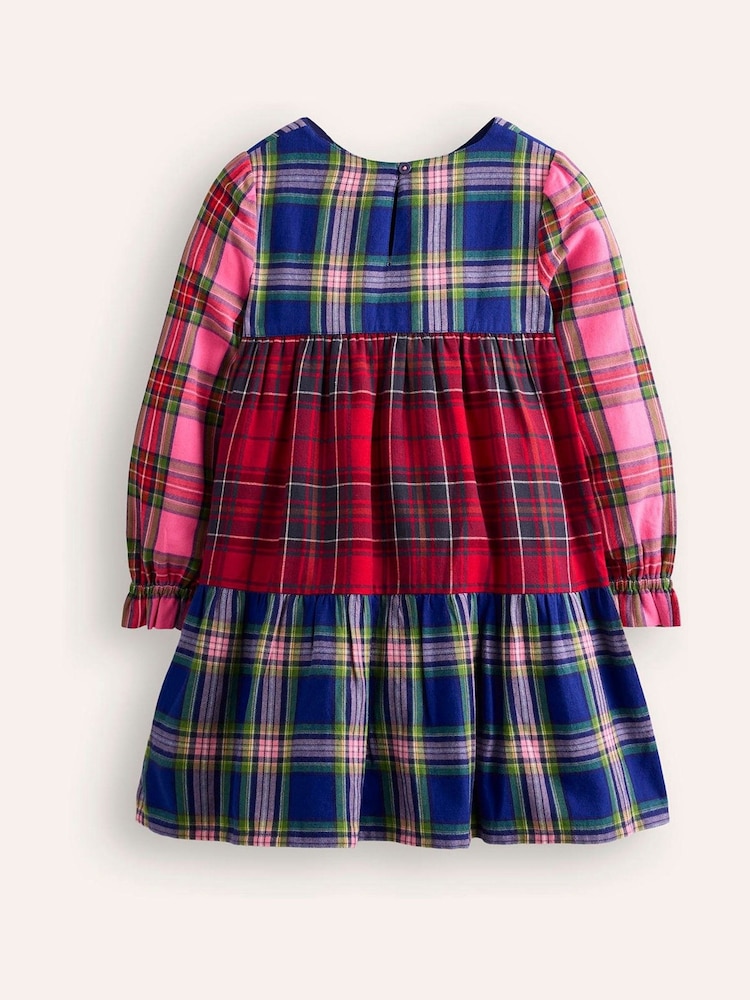 Boden Blue 100% Cotton Betsy Tiered Twirly Dress - Image 2 of 3