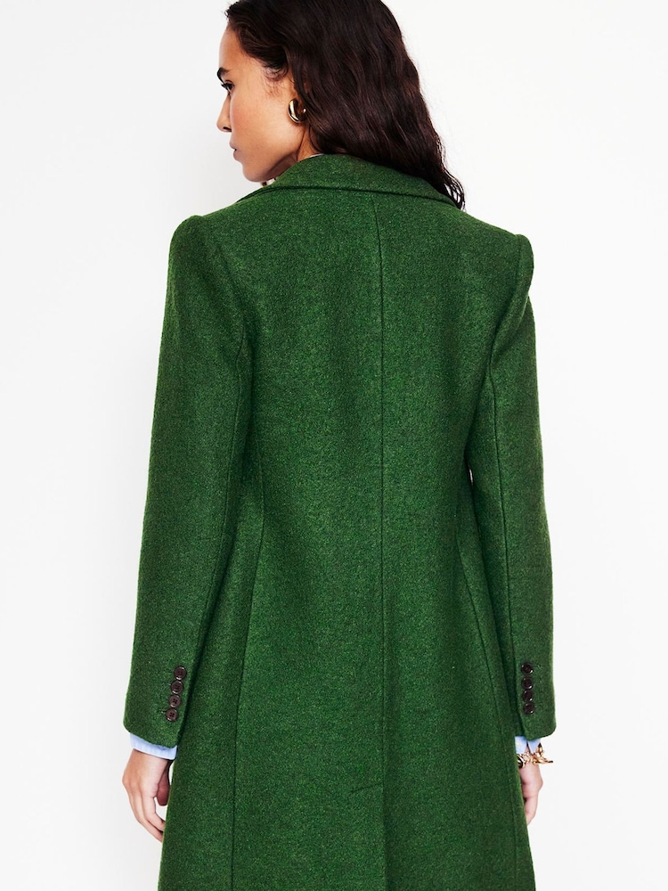 Boden Green Chichester Textured Coat - Image 2 of 7
