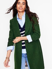 Boden Green Chichester Textured Coat - Image 4 of 7