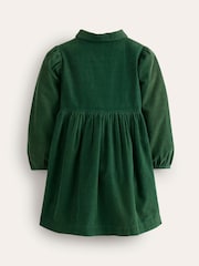 Boden Green Aubrey Puff Sleeve 100% Cotton Shirt Dress - Image 3 of 4