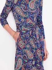 Boden Blue Amelie Long Sleeve Dress - Image 3 of 5