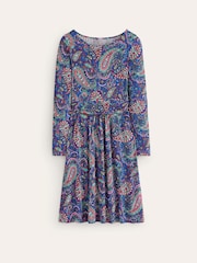Boden Blue Amelie Long Sleeve Dress - Image 5 of 5