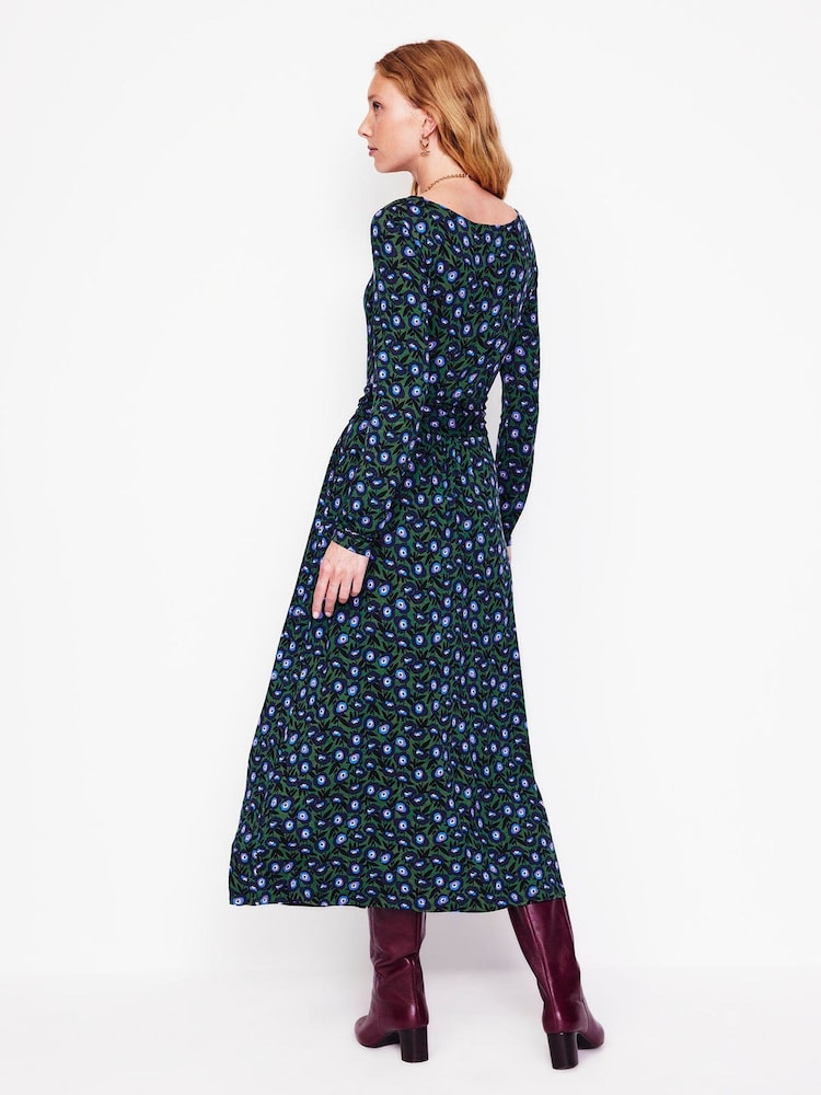 Boden Green Amelie Long Sleeve Midi Dress - Image 4 of 5