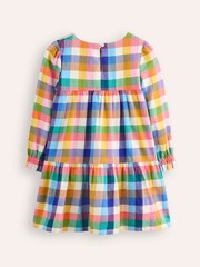 Boden Yellow 100% Cotton Betsy Tiered Twirly Dress - Image 3 of 4