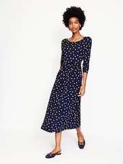 Boden Blue Amelie Long Sleeve Midi Dress - Image 1 of 5