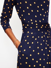 Boden Blue Amelie Long Sleeve Midi Dress - Image 3 of 5