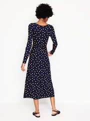Boden Blue Amelie Long Sleeve Midi Dress - Image 4 of 5