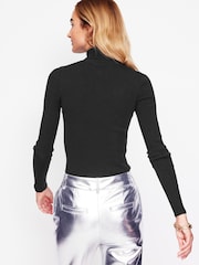 Boden Black Catriona Roll Neck Jumper - Image 3 of 6