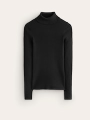 Boden Black Catriona Roll Neck Jumper - Image 5 of 6
