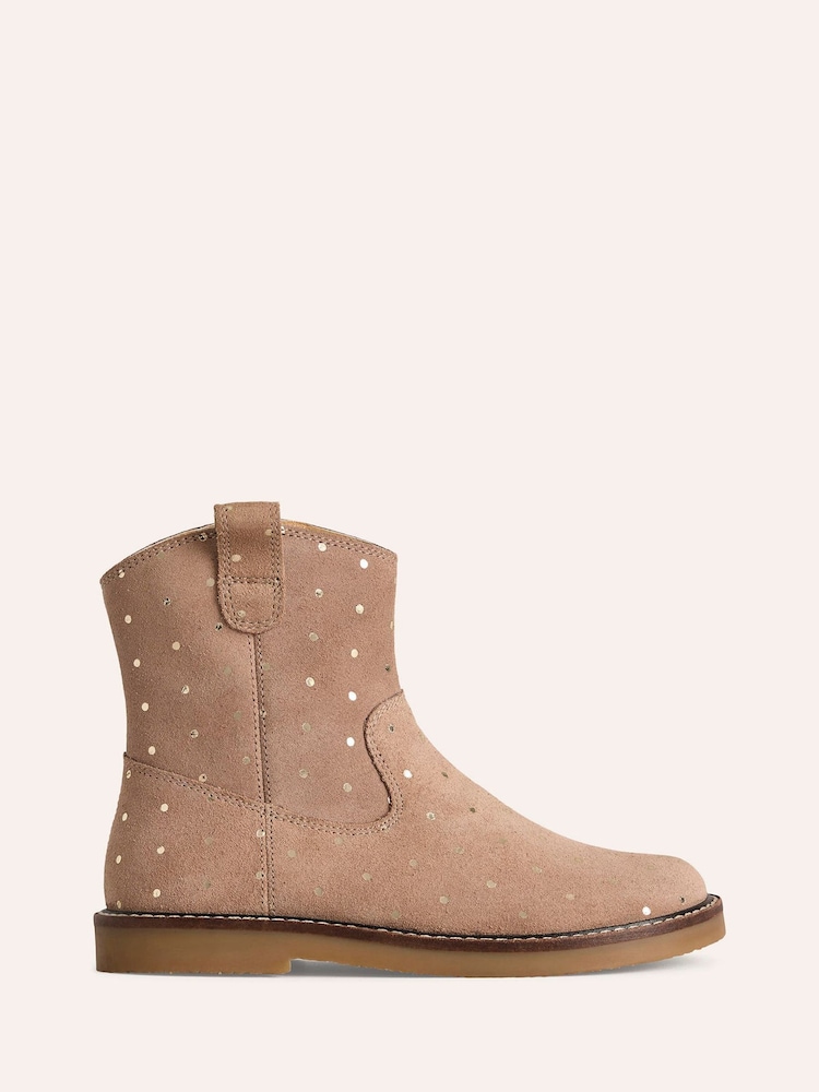 Boden Brown Ankle Boots - Image 1 of 3 Boden Brown Ankle Boots - Image 1 of 3