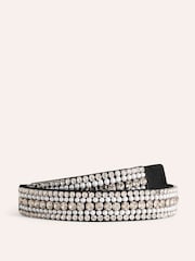Boden Black Embellished Waist Belt - Image 1 of 3