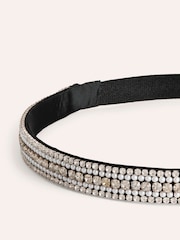 Boden Black Embellished Waist Belt - Image 2 of 3