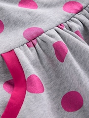 Boden Pink Cosy Printed Sweatshirt Dress - Image 3 of 3