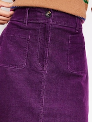 Boden Purple Estella Cord Skirt - Image 4 of 5