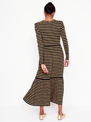 Boden Brown Emma Long Sleeve Jersey Dress - Image 4 of 5