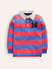 Boden Red 100% Cotton Classic Rugby Shirt - Image 1 of 3