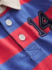 Boden Red 100% Cotton Classic Rugby Shirt - Image 3 of 3