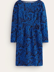 Boden Blue 100% Cotton Florrie Long Sleeve Dress - Image 5 of 5