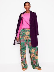 Boden Pink Eva Cashmere Boat Neck Jumper - Image 3 of 6