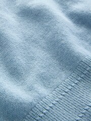 Boden Blue Eva Cashmere Boat Neck Jumper - Image 6 of 6