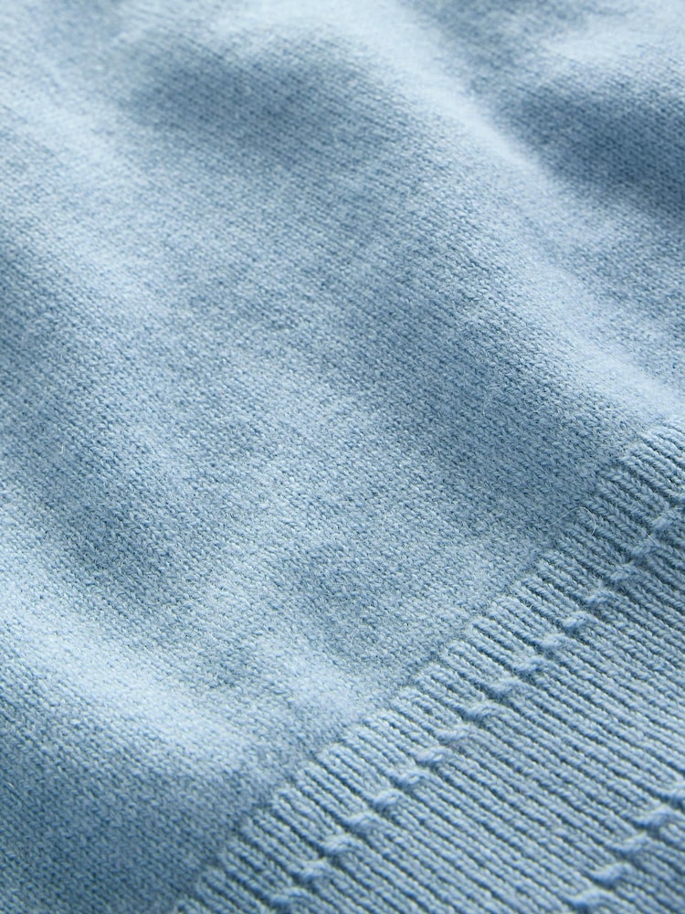 Boden Blue Eva Cashmere Boat Neck Jumper - Image 6 of 6