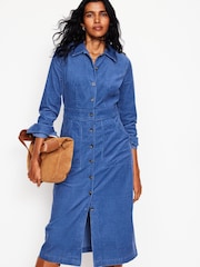 Boden Flora Cord-Midi-Hemdkleid - Bild 2 von 5