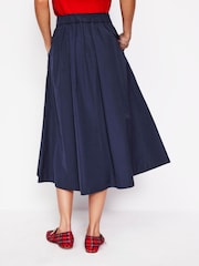 Boden Blue Isabella Taffeta Midi Skirt - Image 2 of 5