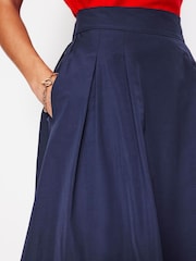 Boden Blue Isabella Taffeta Midi Skirt - Image 4 of 5