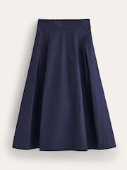 Boden Blue Isabella Taffeta Midi Skirt - Image 5 of 5
