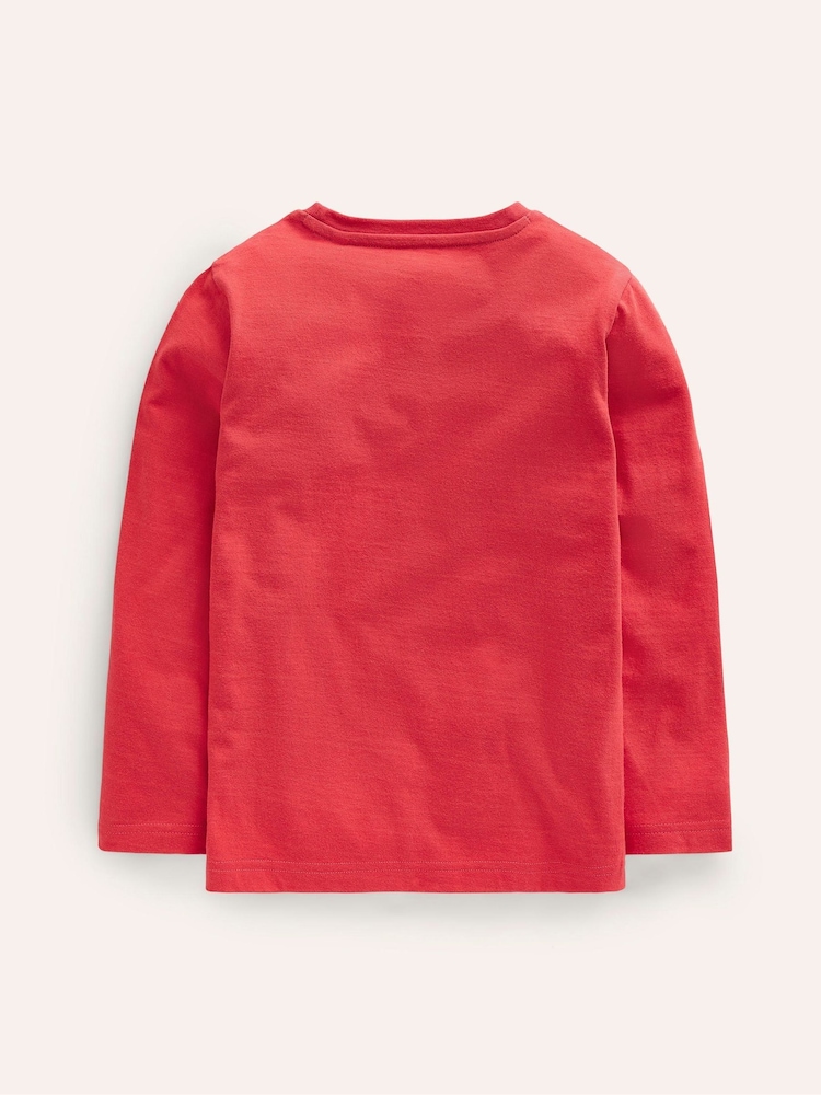Boden Red 100% Cotton Guitar Superstitch Logo T-Shirt - Image 2 of 3 Boden Red 100% Cotton Guitar Superstitch Logo T-Shirt - Image 2 of 3