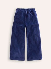 Boden Blue Heart Pocket Velour Joggers - Image 2 of 3