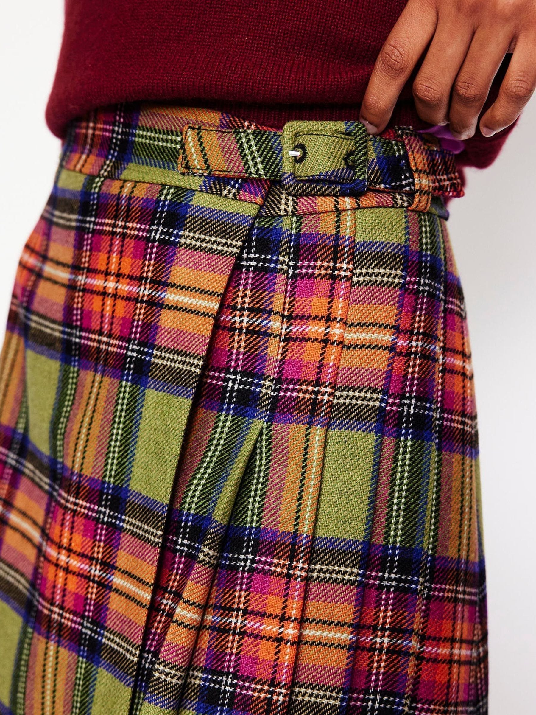 Buy Boden Green Helen Buckled Kilt from Next USA