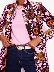 Boden Pink Hamilton Velvet Coat - Image 1 of 5