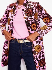 Boden Pink Hamilton Velvet Coat - Image 3 of 5