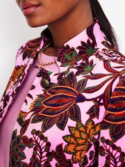 Boden Pink Hamilton Velvet Coat - Image 4 of 5