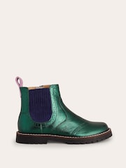 Boden Green Leather Chelsea Boots - Image 1 of 2