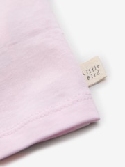 Little Bird by Jools Oliver Pink Rainbow T-shirt and Leggings Set - Image 13 of 15